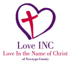 Logo for "LOVE IN THE NAME OF CHRIST"