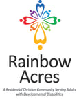 Logo for "Rainbow Acres"