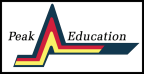 Logo for "Peak Education"