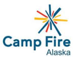 Logo for "Camp Fire Alaska"