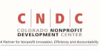 Logo for "THE COLORADO NONPROFIT DEVELOPMENT CENTER"
