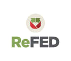 Logo for "REFED INC"