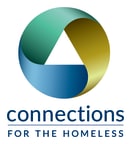Logo for "CONNECTIONS FOR THE HOMELESS INC"