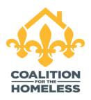 Logo for "THE COALITION FOR THE HOMELESS INC"