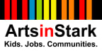 Logo for "ARTS IN STARK"