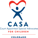 Logo for "Colorado CASA Inc"