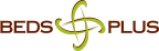Logo for "BEDS PLUS INC"