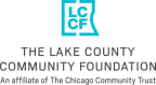 Logo for "THE LAKE COUNTY COMMUNITY FOUNDATION"