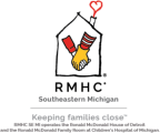 Logo for "RONALD MCDONALD HOUSE CHARITIES DETROIT"
