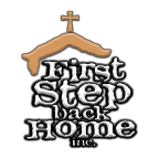 Logo for "FIRST STEP BACK HOME INC"