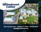 Logo for "THE SPRINGBOARD CENTER"