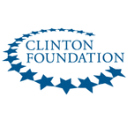 Logo for "BILL HILLARY & CHELSEA CLINTON FOUNDATION"