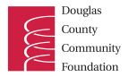 Logo for "DOUGLAS COUNTY COMMUNITY FOUNDATION"