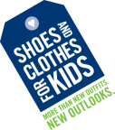Logo for "SHOES AND CLOTHES FOR KIDS"