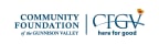 Logo for "COMMUNITY FOUNDATION OF THE GUNNISON VALLEY"