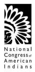 Logo for "NATIONAL CONGRESS OF AMERICAN INDIANS FUND"