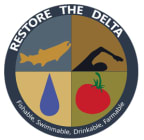 Logo for "RESTORE THE DELTA"