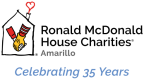 Logo for "RONALD MCDONALD HOUSE CHARITIES OF AMARILLO"