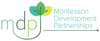 Logo for "MONTESSORI DEVELOPMENT PARTNERSHIPS"