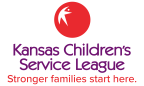 Logo for "KANSAS CHILDREN'S SERVICE LEAGUE"