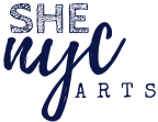 Logo for "SHE NYC ARTS INC"
