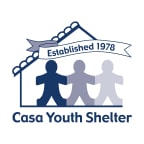 Logo for "CASA YOUTH SHELTER"