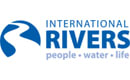 Logo for "INTERNATIONAL RIVERS NETWORK"