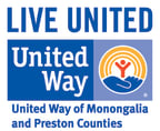 Logo for "UNITED WAY OF MONONGALIA AND PRESTON COUNITES INC"
