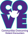 Logo for "COMMUNITIES OVERCOMING VIOLENT ENCOUNTERS INC"