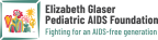 Logo for "ELIZABETH GLASER PEDIATRIC AIDS FOUNDATION"
