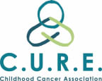 Logo for "CURE CHILDHOOD CANCER ASSOCIATION"