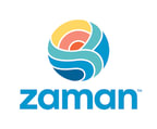 Logo for "ZAMAN INTERNATIONAL"