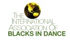 Logo for "THE INTERNATIONAL ASSOCIATION OF BLACKS IN DANCE"
