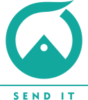 Logo for "SEND IT"