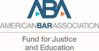 Logo for "American Bar Association Fund for Justice and Education"