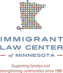 Logo for "IMMIGRANT LAW CENTER OF MINNESOTA INC"
