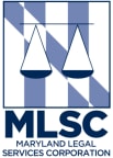 Logo for "MARYLAND LEGAL SERVICES CORPORATION"
