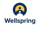 Logo for "WELLSPRING FAMILY SERVICES"