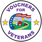 Logo for "VOUCHERS FOR VETERANS"