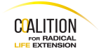 Logo for "COALITION FOR RADICAL LIFE EXTENSION"