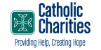 Logo for "CATHOLIC CHARITIES"