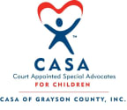 Logo for "CASA OF GRAYSON COUNTY INC"