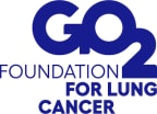 Logo for "GO2 For Lung Cancer"