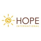 Logo for "HOPE INTERNATIONAL"