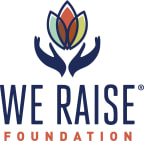 Logo for "We Raise Foundation"