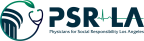 Logo for "PHYSICIANS FOR SOCIAL RESPONSIBILITY"