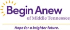 Logo for "BEGIN ANEW"