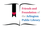 Logo for "FRIENDS AND FOUNDATION OF THE ARLINGTON PUBLIC LIBRARY"