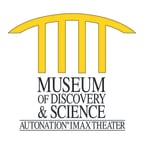 Logo for "MUSEUM OF DISCOVERY AND SCIENCE INC"