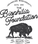 Logo for "THE BIOPHILIA FOUNDATION INC"